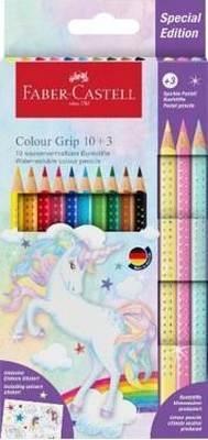 Estuche carton 10 lapices grip color + 3 sparkle color 201542 (Edicion especial fin existencias)