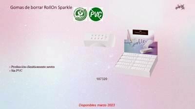 Goma Faber Castell Sparkle RollOn caja 20 unidades blanco 187320