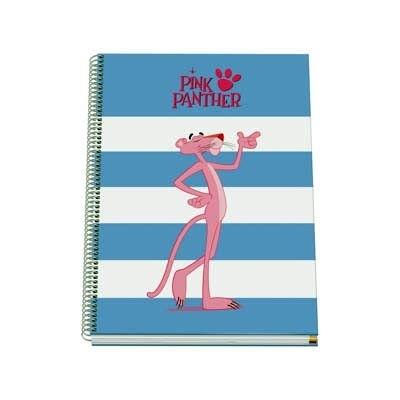51397 Cuaderno espiral Tapa dura 100 hojas A4 Pantera Rosa Stripes Dohe