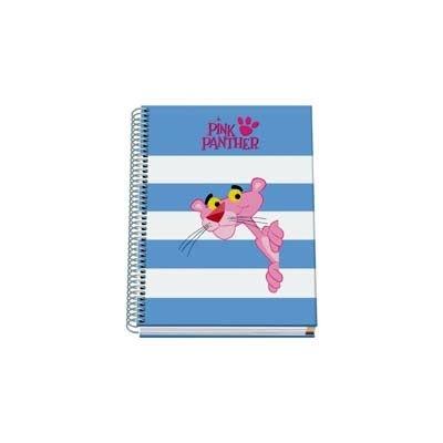 51398 Cuaderno espiral Tapa dura 100 hojas A5 Pantera Rosa Stripes Dohe