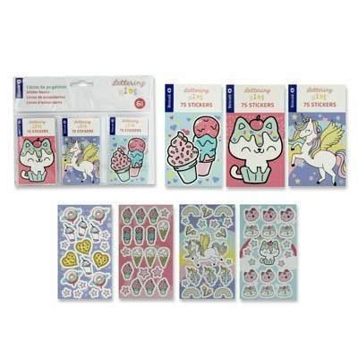 331170 LIBROS DE PEGATINAS INFANTIL PARA LETTERING PASTEL BISMARK