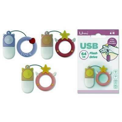 331222 PEN DRIVEUSB 64GB OREJITAS FUNNY RING UMAY