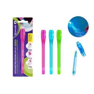 331263 BOLIGRAFO TINTA INVISIBLE DOBLE PUNTA BISMARK