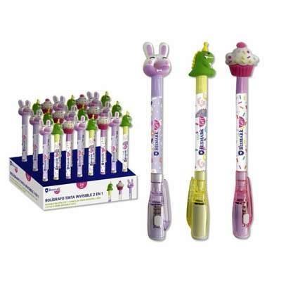331394 BOLIGRAFO TINTA INVISIBLE 2 EN 1 FANTASIA BISMARK