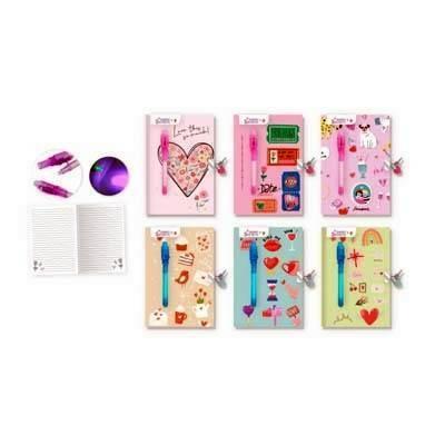 331250 DIARIO C/CANDADO Y BOLIGRAFO TINTA INVISIBLE BISMARK