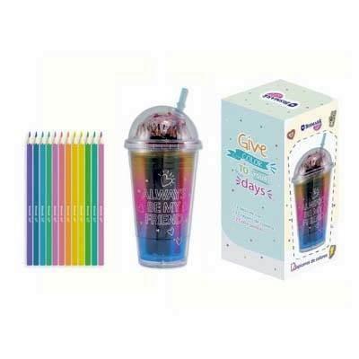 331336 CUBILETE FANTASIA C/ 12 LAPICES DE COLORES BISMARK