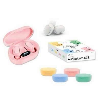 331346 AURICULARES BLUETOOTH PASTEL CON CAJA CARGADORA UMAY