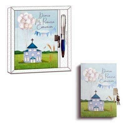 DIARIO ARGUVAL COMUNION NIÑO + BOLÍGRAFO/LINTERNA 46945