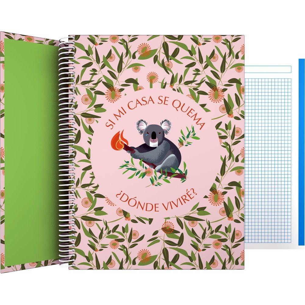 Forrado. Cuaderno Tapa Dura A4 KOALA 16502629 Grafoplas