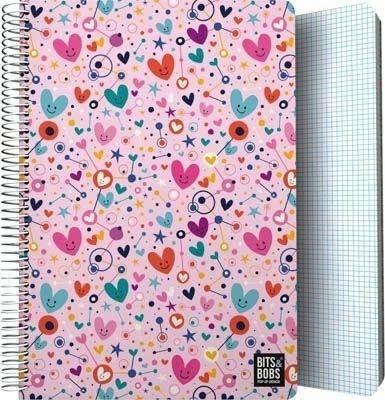PP. Cuaderno Folio Tapa PP HEARTS 16502472 Grafoplas