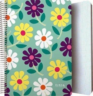 PP. Cuaderno Folio Tapa PP FLOWERS 16502467 Grafoplas