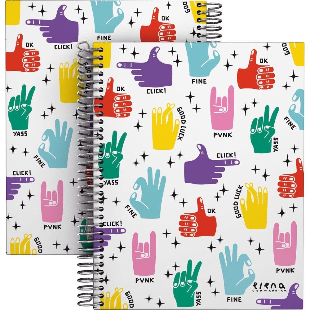 Forrado. Cuaderno Tapa Dura A5 HANDS 16512643 Grafoplas