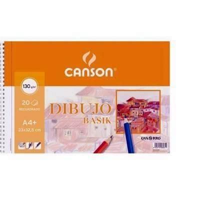 Block de dibujo Canson Basik A4+ M/Recuadro /514 20H.  C200408061