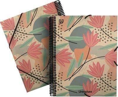 Maxiplás de 40 fundas A4 UniNature flores 39873601 Grafoplas