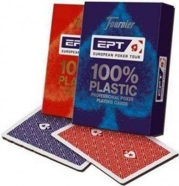Baraja poker EPT plastico Fournier 55 cartas 10018440