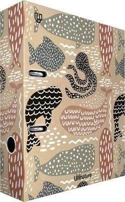 Archivador forrado 65mm A4 UniNature ballenas 17262304 Grafoplas