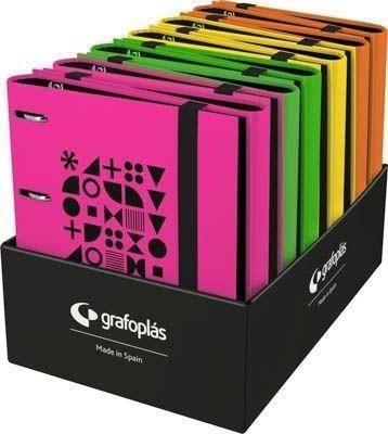 Expositor 12 Carpebook A5 Forrado B&B FLÚOR 70996200 Grafoplas