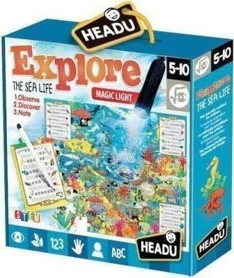 Juego Headu 130012049 Explora la vida del mar
