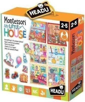 Juego Headu 1041740 Mi pequeña casa Montessori
