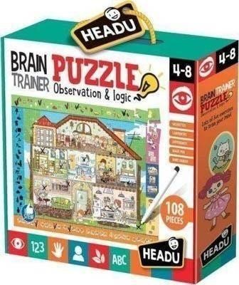 Juego Headu 1041752 Puzzle Brain Trainer