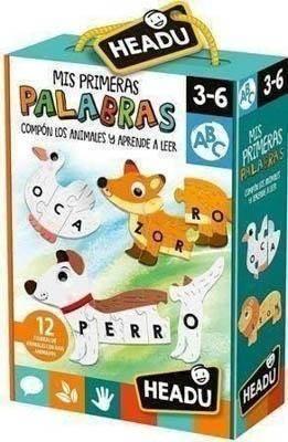Juego Headu 130012101 Puzzle Mis primeras palabras