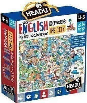 Juego Headu 1043737 Easy English 100 words city