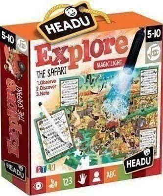 Juego Headu 130012100 Explore the safari