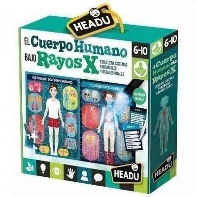 Juego Headu 130012208 El cuerpo humano bajo rayos X