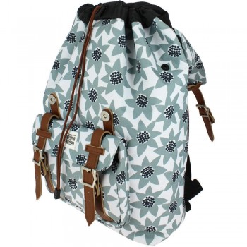 Mochila Backpack Jessica Nielsen Flowers 37502501 Grafoplas