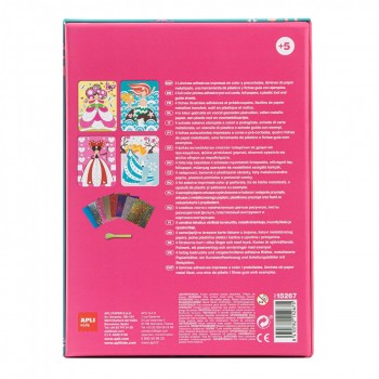 Juego metallic transfer princesas 4 unidades 15267 Apli