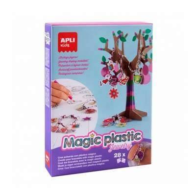 Juego plastico magico transp. joyas 15261 Apli