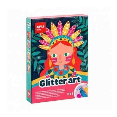 Juego glitter art Apli 17561