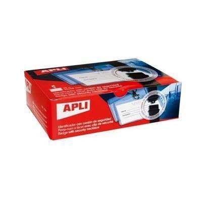 Caja identificadores 90X56 cordón de seguridad 25U 11744