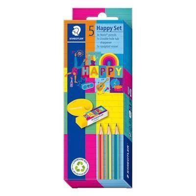 Set de escritura y dibujo Staedtler 61 SC3 HA Happy Line surtido