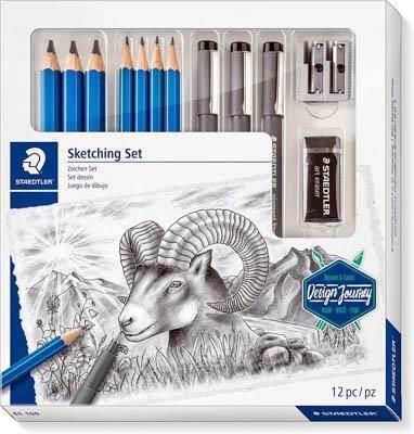 Set de dibujo Staedtler 61 100 surtido Lumograph