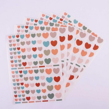 Gomette Apli 19452 Corazones nordik 6 hojas removible 624 unidades