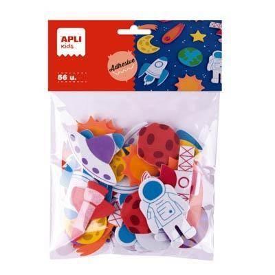 Goma eva Apli adhesivo Espacio b/56 surtido 19372
