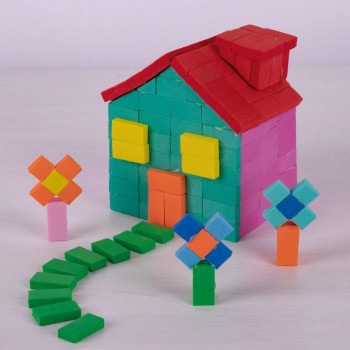 Mini ladrillos goma eva Apli B/700 surtido 18749