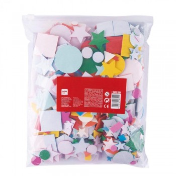 Goma eva formas Apli B/500 surtido 18750