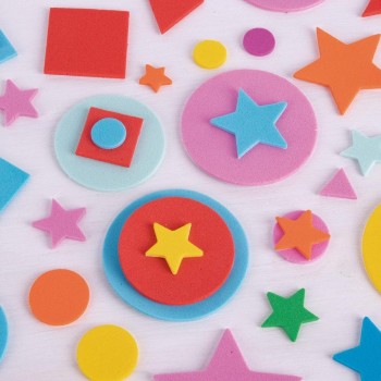 Goma eva formas Apli B/500 surtido 18750