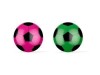 Pelota PVC futbol verde/ rosa 23cm 381010
