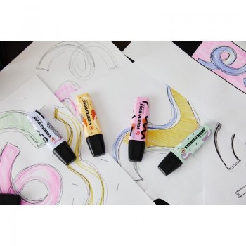 Rotulador fluorescente Stabilo Boss pastel estuche 4 colores surtido 70/4-1-101-5 Ju Schnee