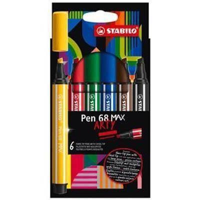Rotulador Stabilo 68 Max 768/06-21 B/6 Arty