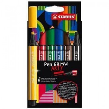 Rotulador Stabilo 68 Max 768/06-21 B/6 Arty