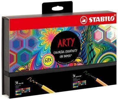 Set creativo Stabilo Point 68 y 88 77/6-1-20 68 unidades surtido Arty Hero Set