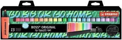 Rotulador fluorescente Stabilo Boss Snooze One estuche 23 colores surtido 7023-01-06