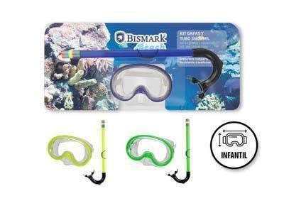 Conjunto buceo PVC infantil coral 381207 Bismark