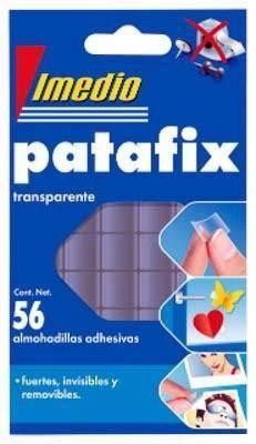 Pincha Imedio transparente Patafix 56 unidades 7001471