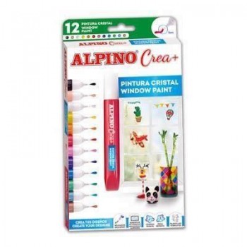 Pintura Alpino crea+ Cristal caja 12 unidades DE000028