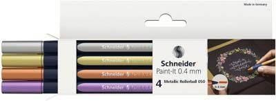 Rotulador Schneider Metallic B/8 surtido 0.4mm ML05011502
